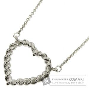 Tiffany Twisted Heart Necklace Silver